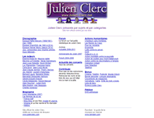 Tablet Screenshot of julien-clerc.net